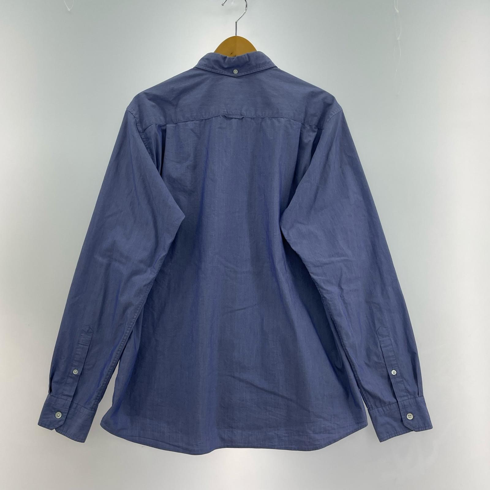 長袖シャツ F.C.R.B. COOLMAX EMBLEM B.D. SHIRT XL パープル