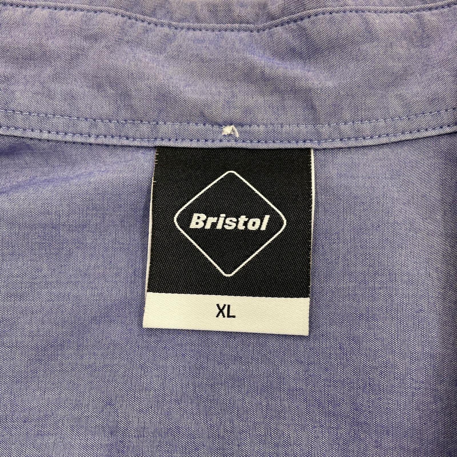 長袖シャツ F.C.R.B. COOLMAX EMBLEM B.D. SHIRT XL パープル
