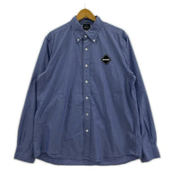 長袖シャツ F.C.R.B. COOLMAX EMBLEM B.D. SHIRT XL パープル