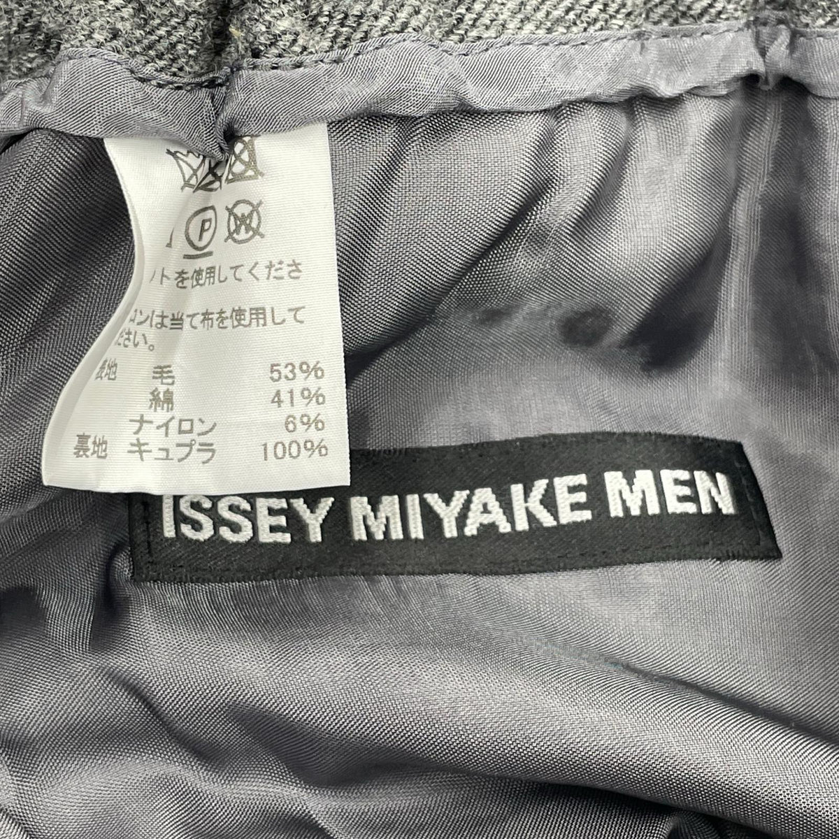 パンツ MEN ベルテッド ウールベイカーパンツ グレー 2 2 グレー