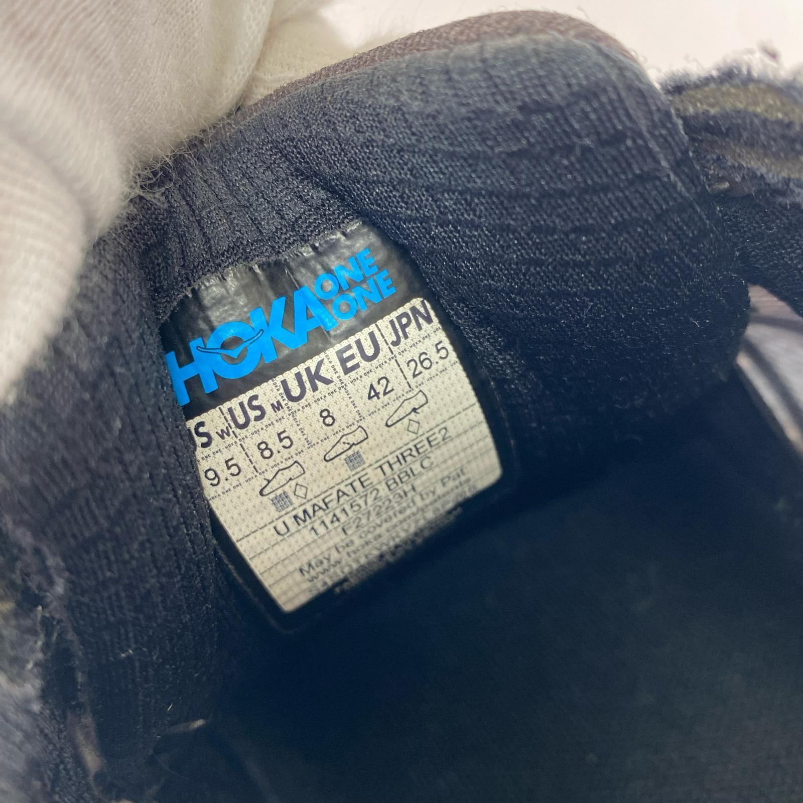 スニーカー HOKA ONE ONE MAFATE THREE F27223H 黒 (26.5) 26.5cm (US8 1/2 UK8 EU43) ブラック