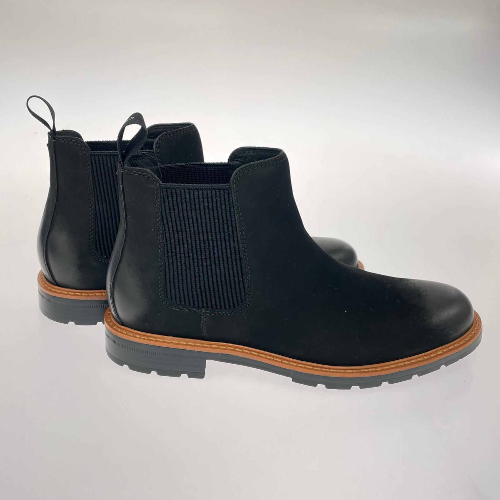 ブーツ COLE HAAN チェンバレン グランド チェルシーブーツ サイドゴアブーツ 7.5M ブラック