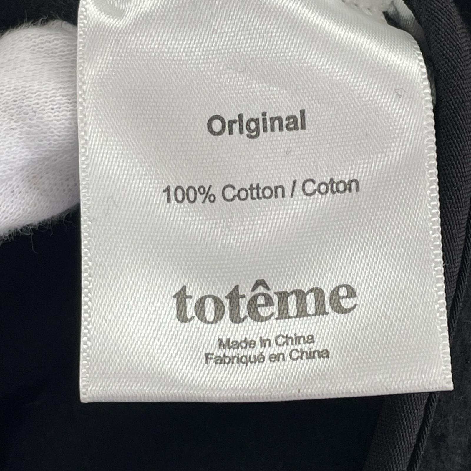 ジャケット toteme ビッグカラーフックジャケット　黒 S S ブラック