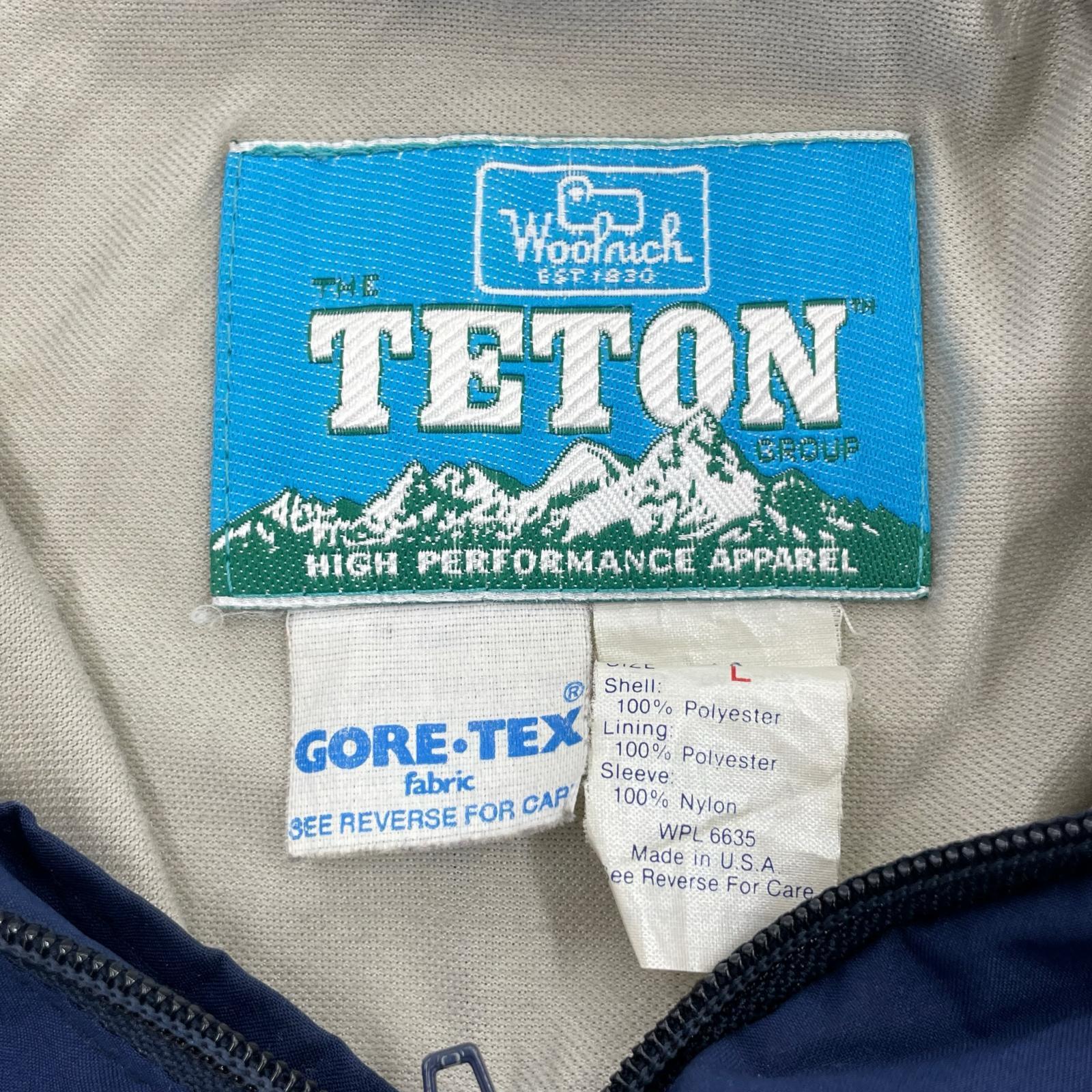 ジャケット 80s TETON GORE TEX L ネイビー