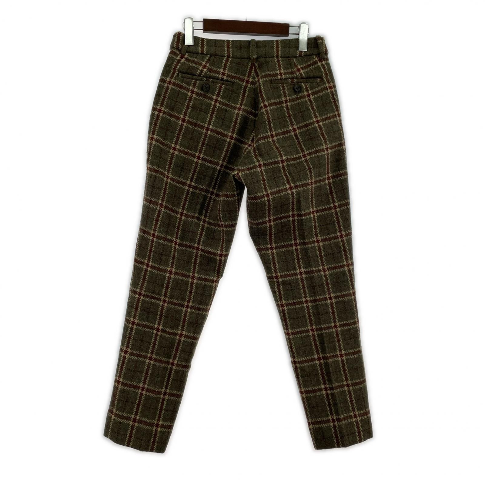 パンツ Harris Tweed チェックパンツ 1 カーキ