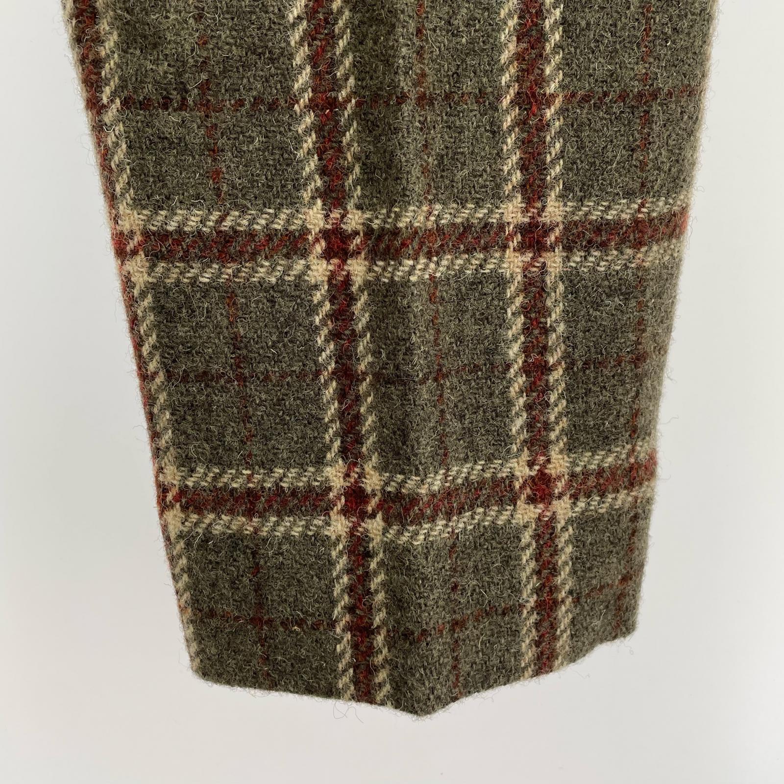 パンツ Harris Tweed チェックパンツ 1 カーキ