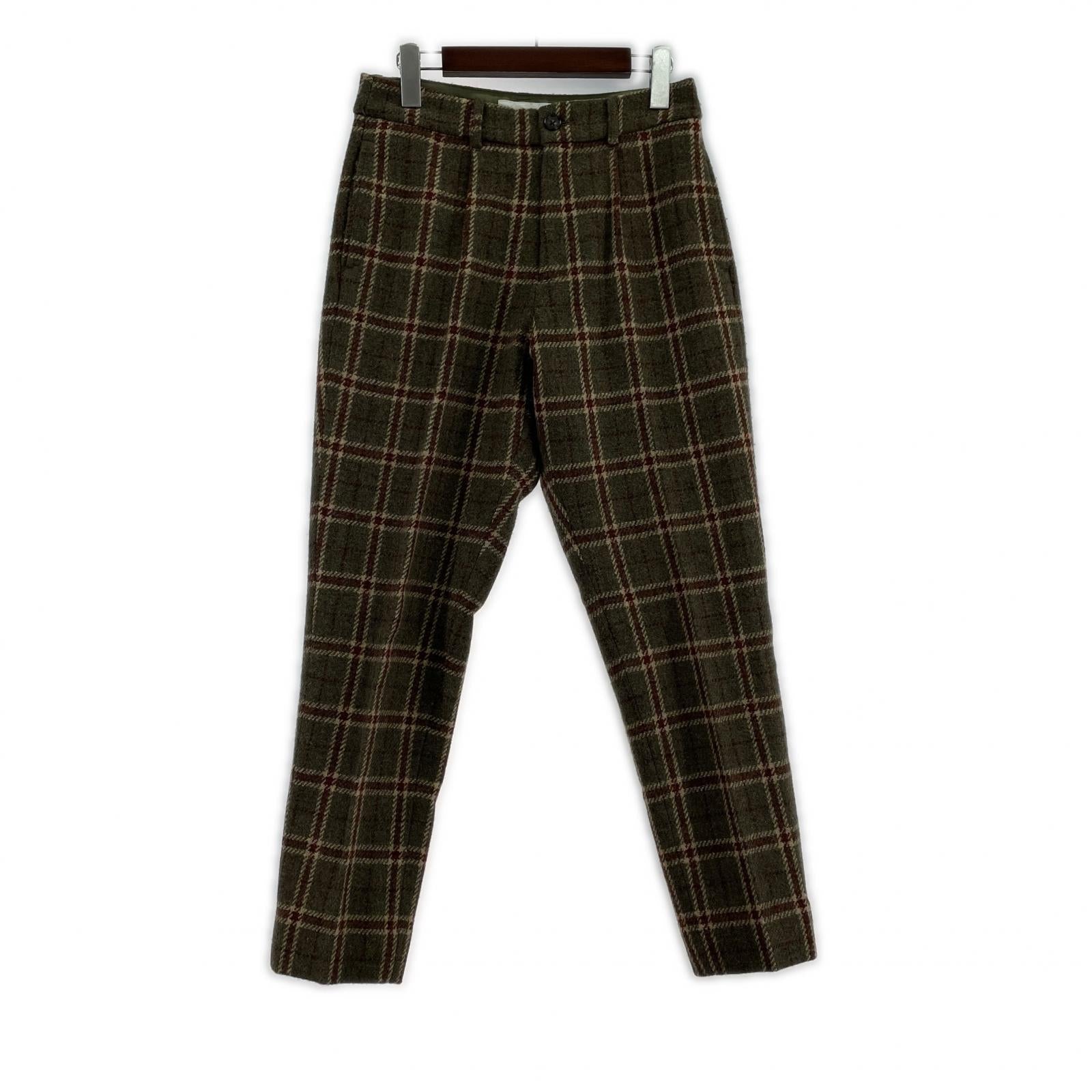 パンツ Harris Tweed チェックパンツ 1 カーキ