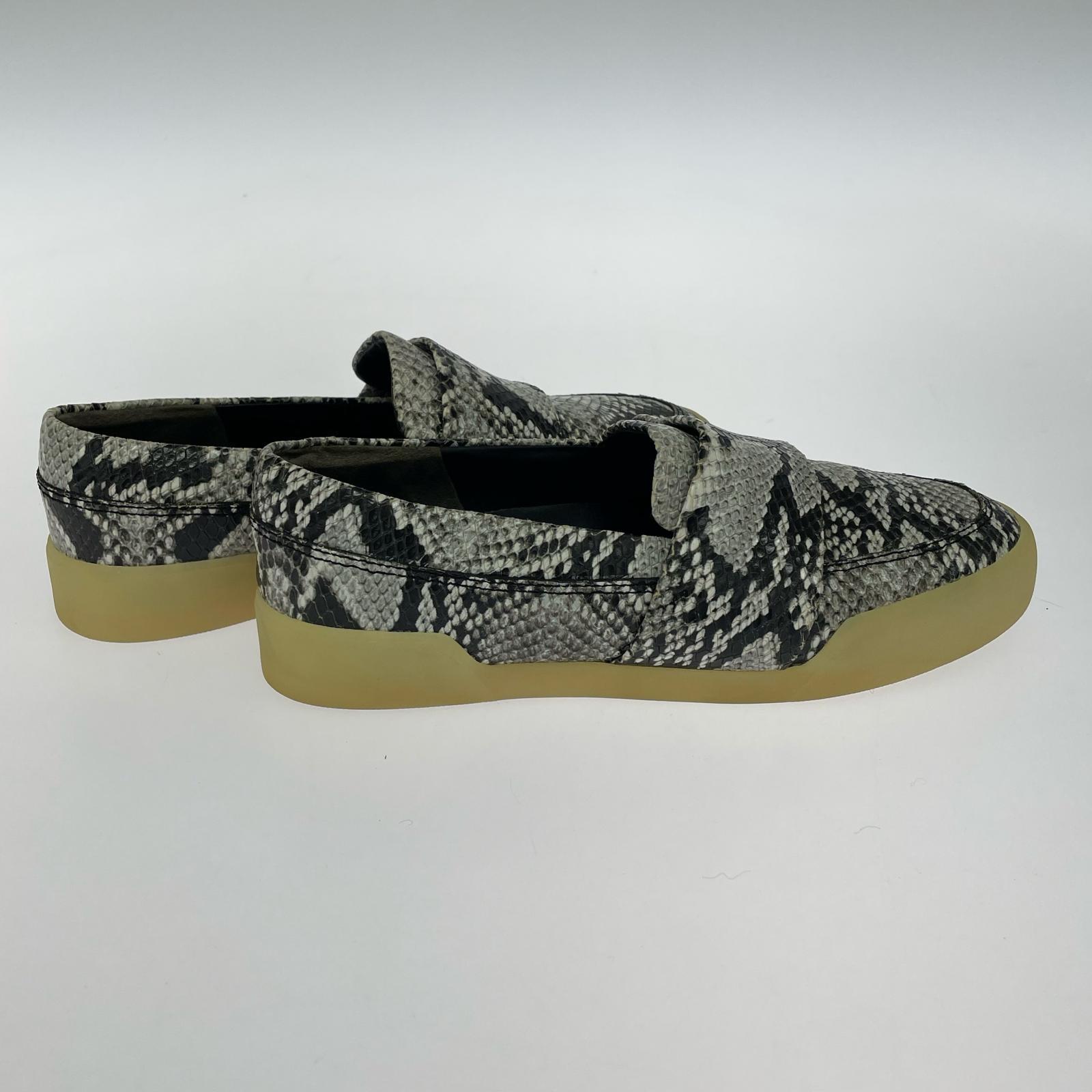 シューズ 3.1 Phillip Lim パイソン フラットシューズ ブラック