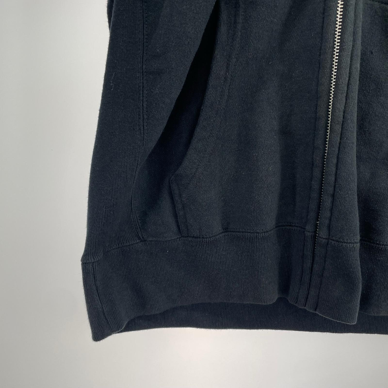 パーカー プリントロゴパーカー BLK M ブラック