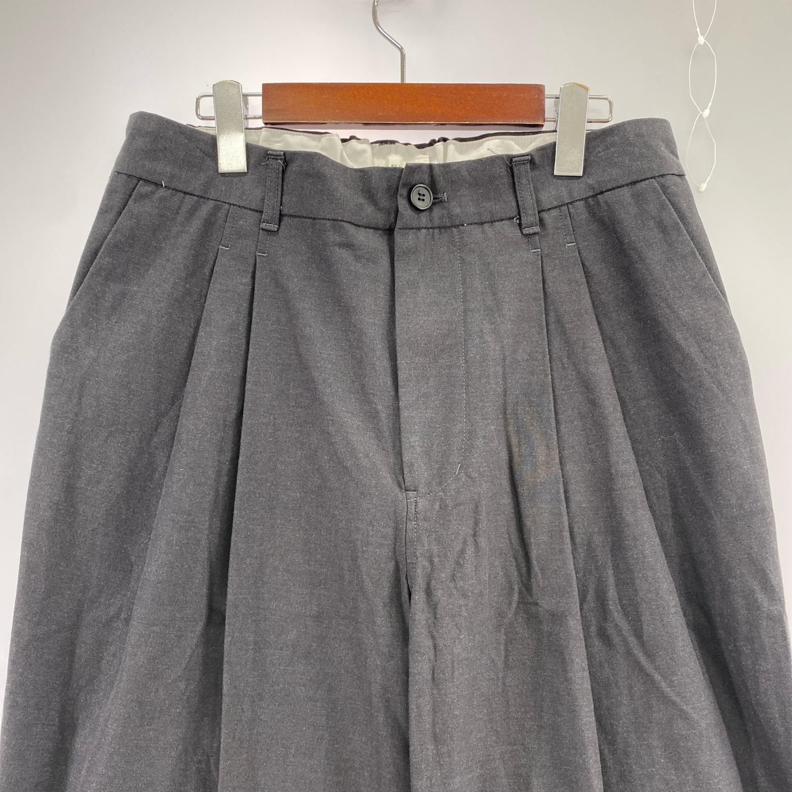 パンツ STILL BY HAND ディープタックスラックス 48 GRY 48