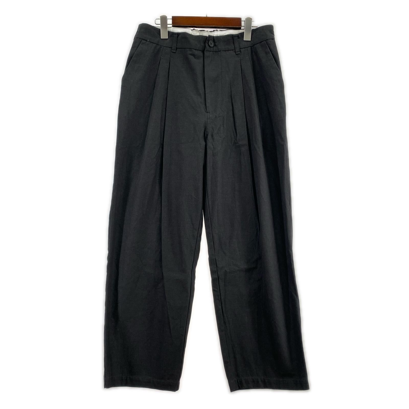 パンツ STILL BY HAND ディープタックスラックス 48 GRY 48