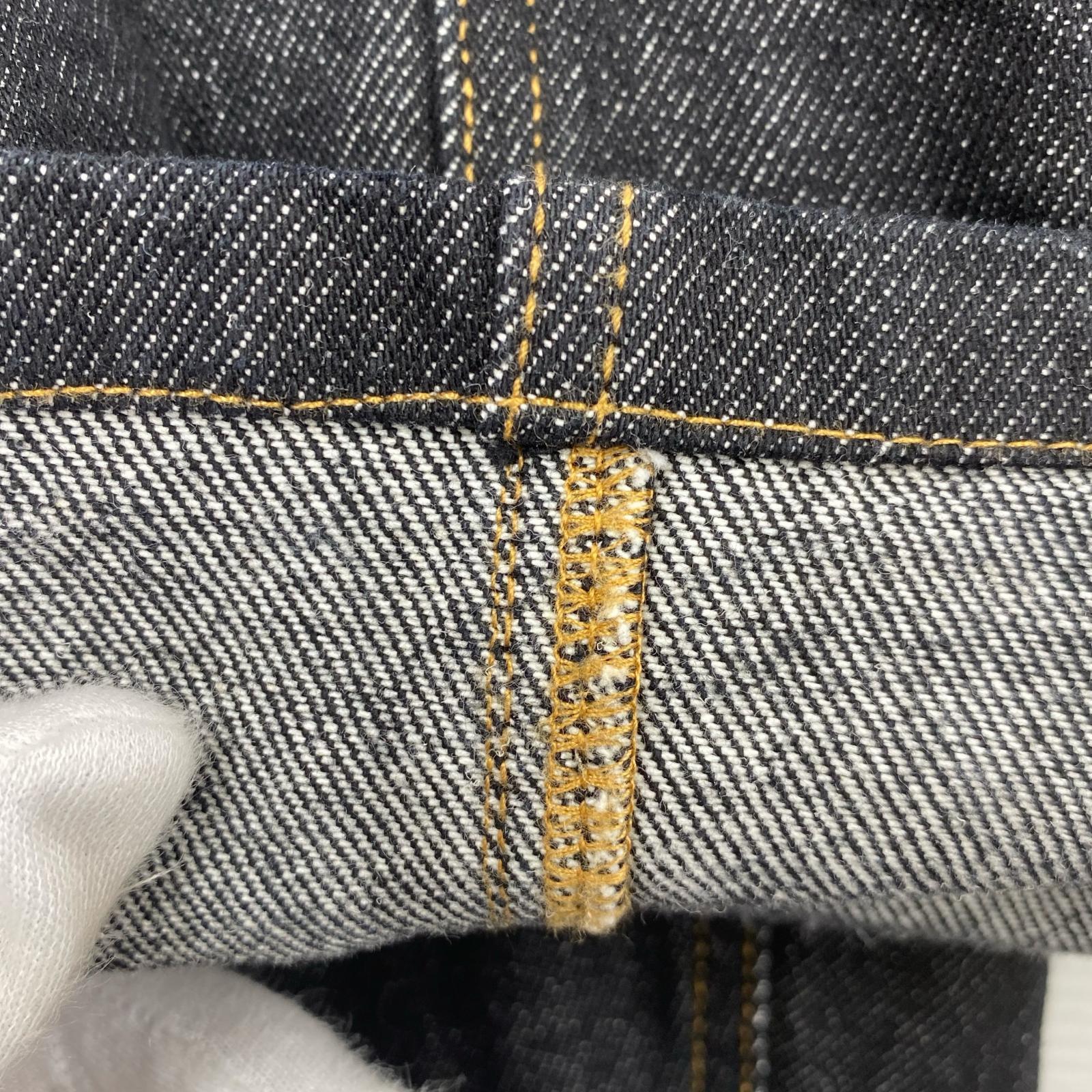 デニムパンツ Mertra Big Step Black Denim 34 ブラック
