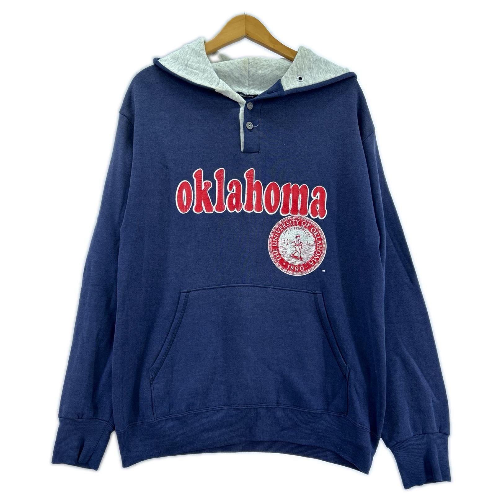パーカー ハーフボタン oklahoma 茄子紺