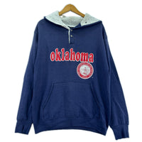 パーカー ハーフボタン oklahoma 茄子紺