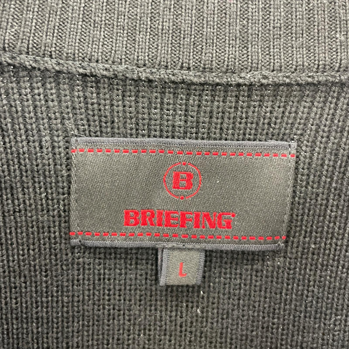 ブルゾン CE MEN'S DOCKING KNIT BLOUSON BLK L L ブラック