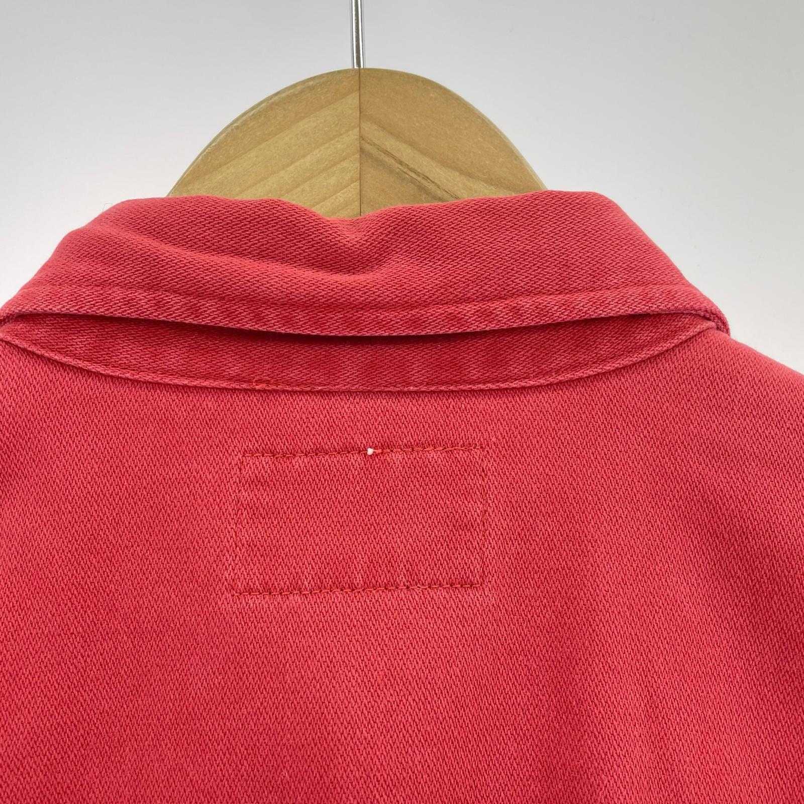 長袖シャツ 90s LOOSE SHIRTS 赤 (L) L レッド