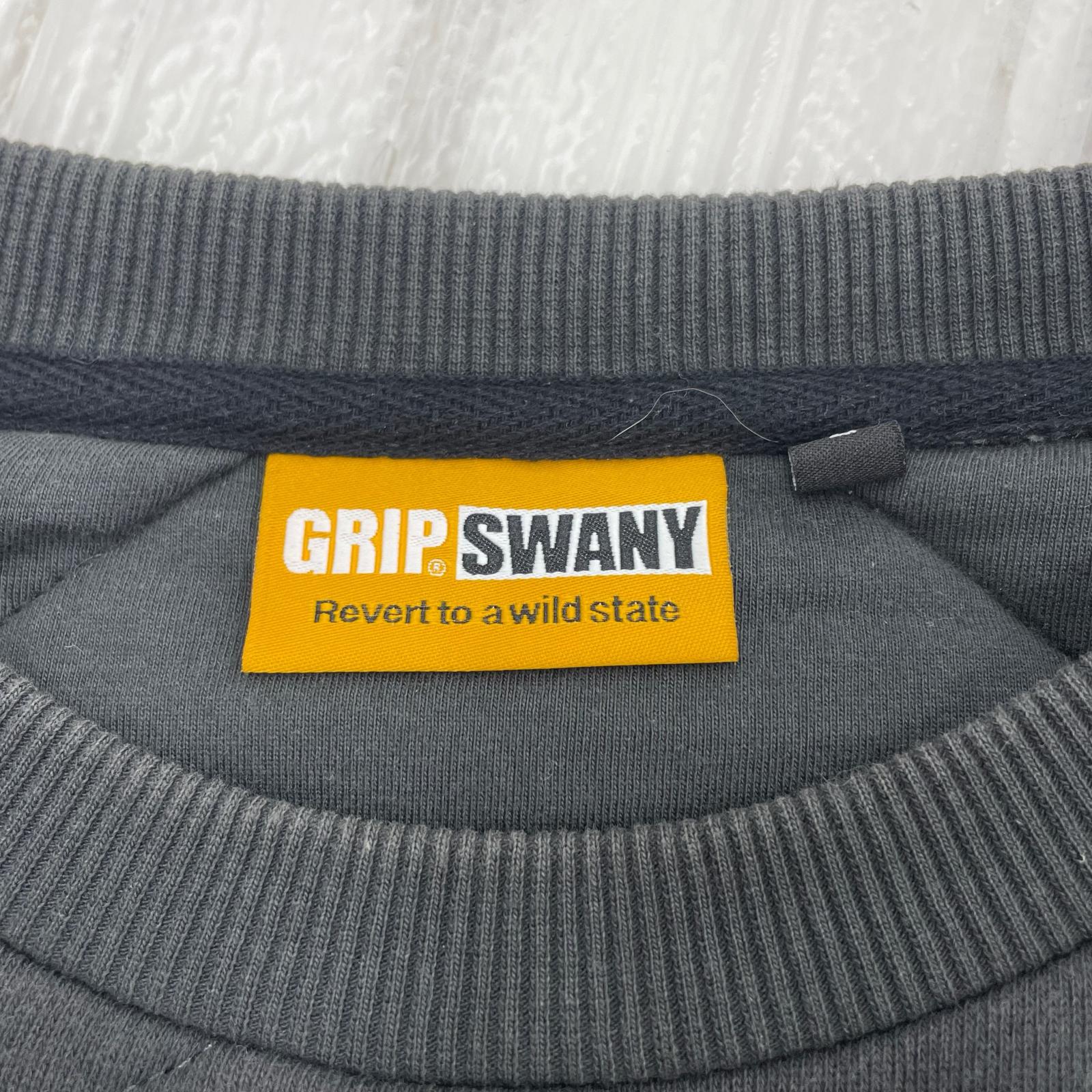 スウェット GRIP SWANY グリップスワニー ギアポケット キルトクルー L グレー