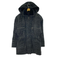 ジャケット gacca ピッグレザー ゼブラコート M BLK M ブラック