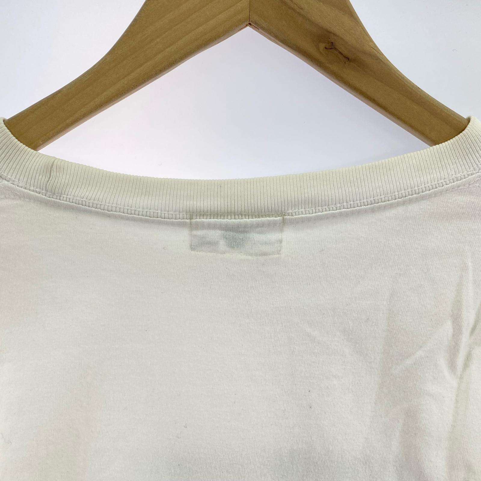 長袖Ｔシャツ モーションロゴ 白 ホワイト