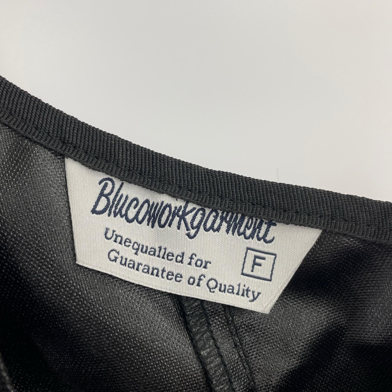 長袖シャツ BLUCO WORK GARMENT ユーティリティベスト 黒 (XL) ブラック