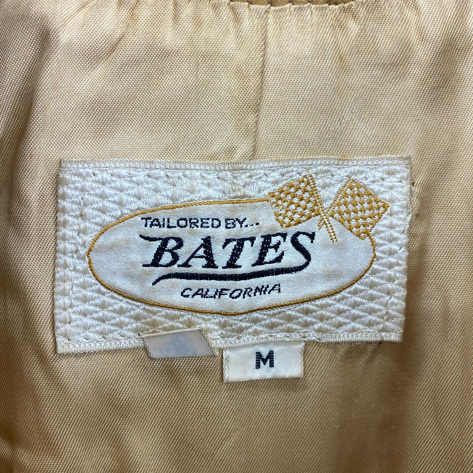 レザージャケット 60s Bates Single Riders Jacket M BEG M ベージュ