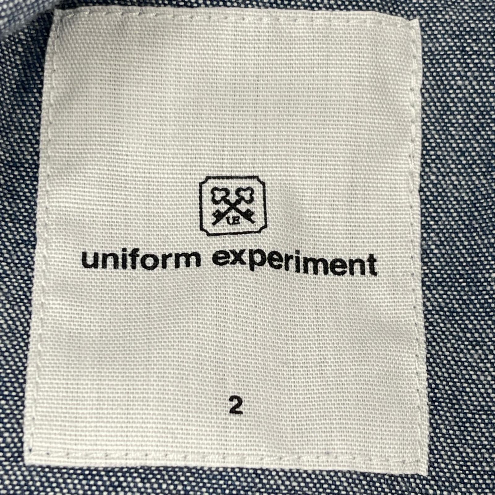長袖シャツ uniform experiment 切替デニムシャツ（-） UE-170029