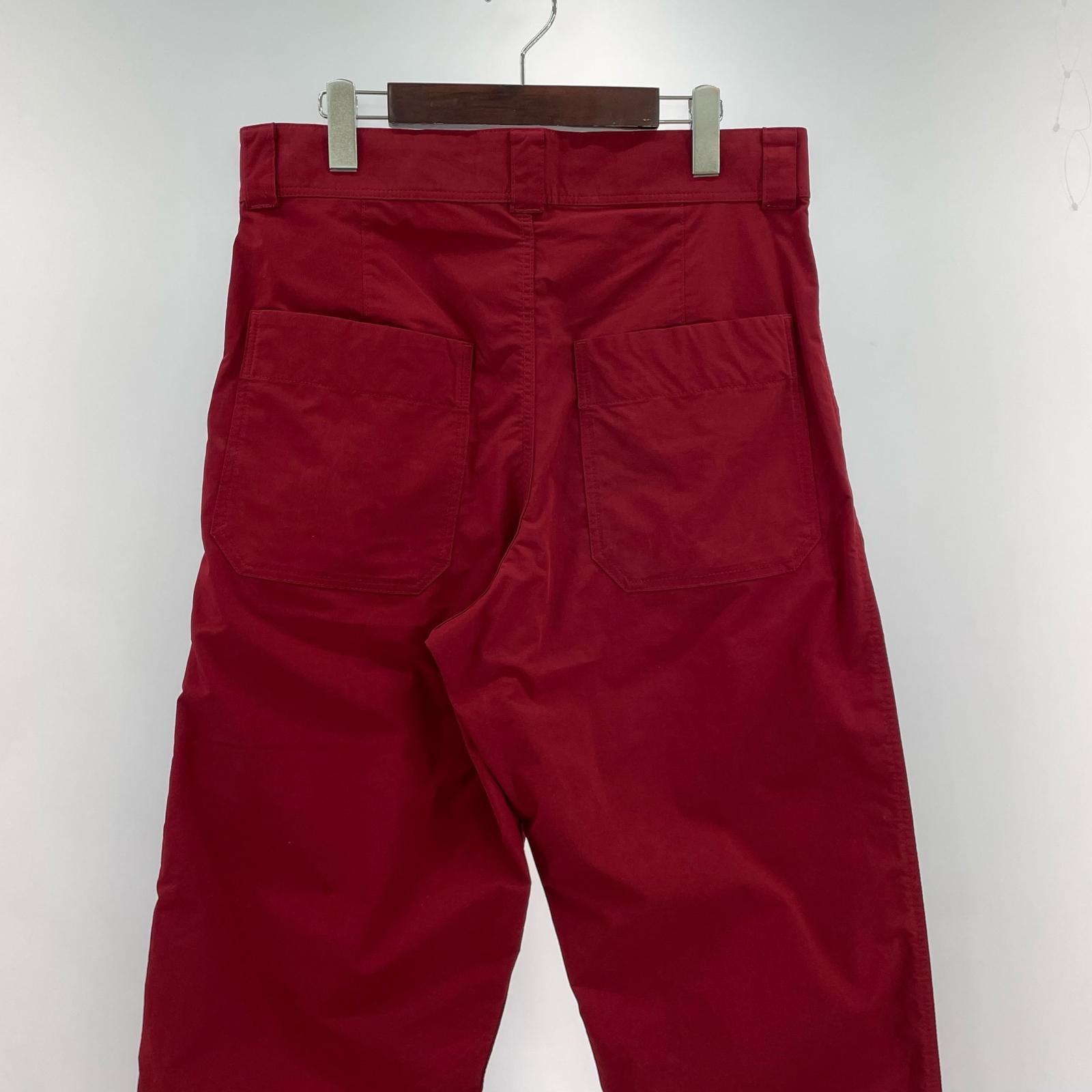 パンツ 18SS 1タック ポリナイロン EDITION別注 赤 レッド