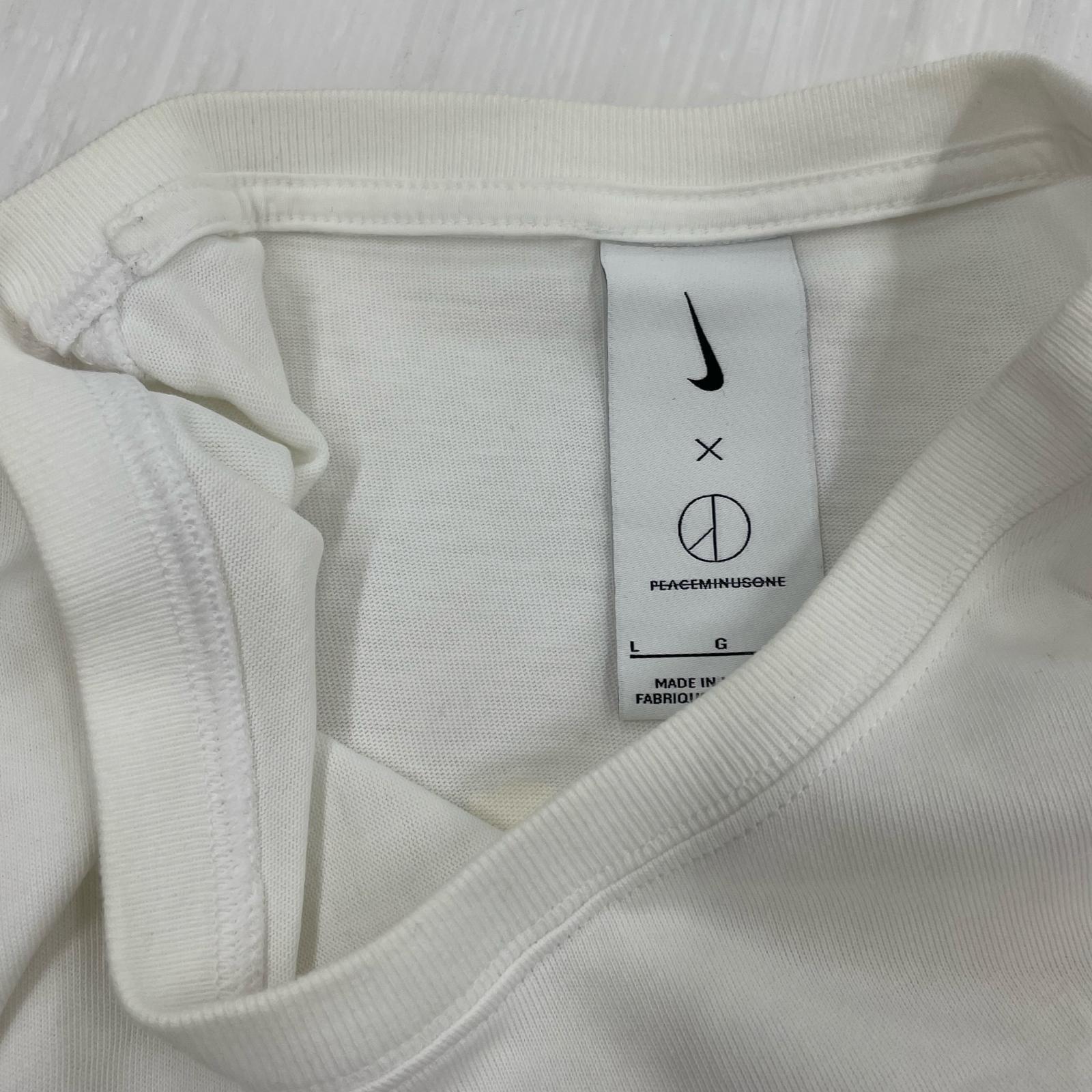 長袖Ｔシャツ PEACEMINUSONE L ホワイト