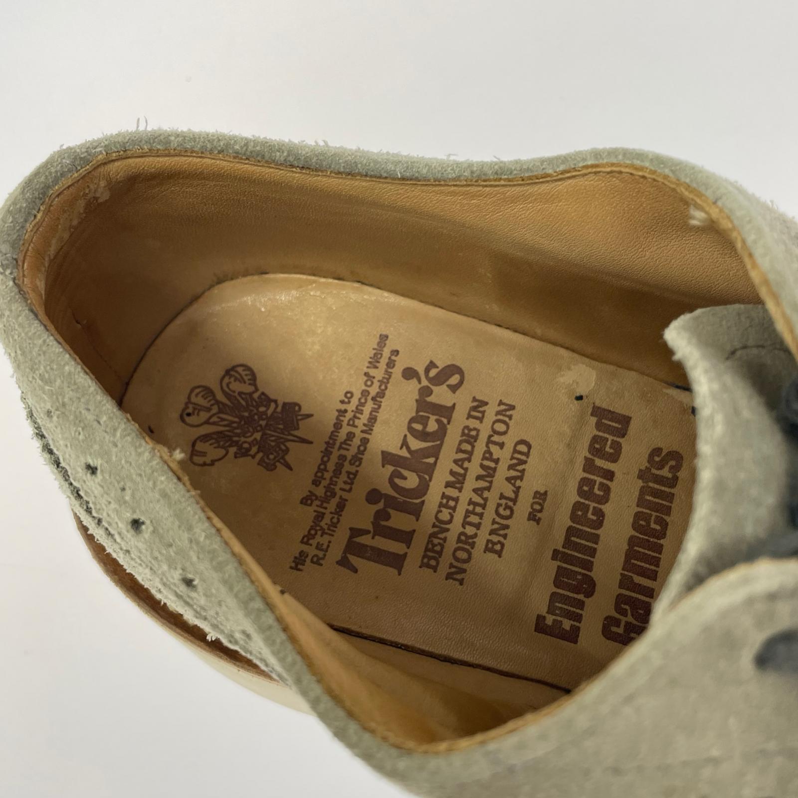 その他靴 Engineered Garments × Tricker's別注 TWO TONE DERBY BROGUE グレー