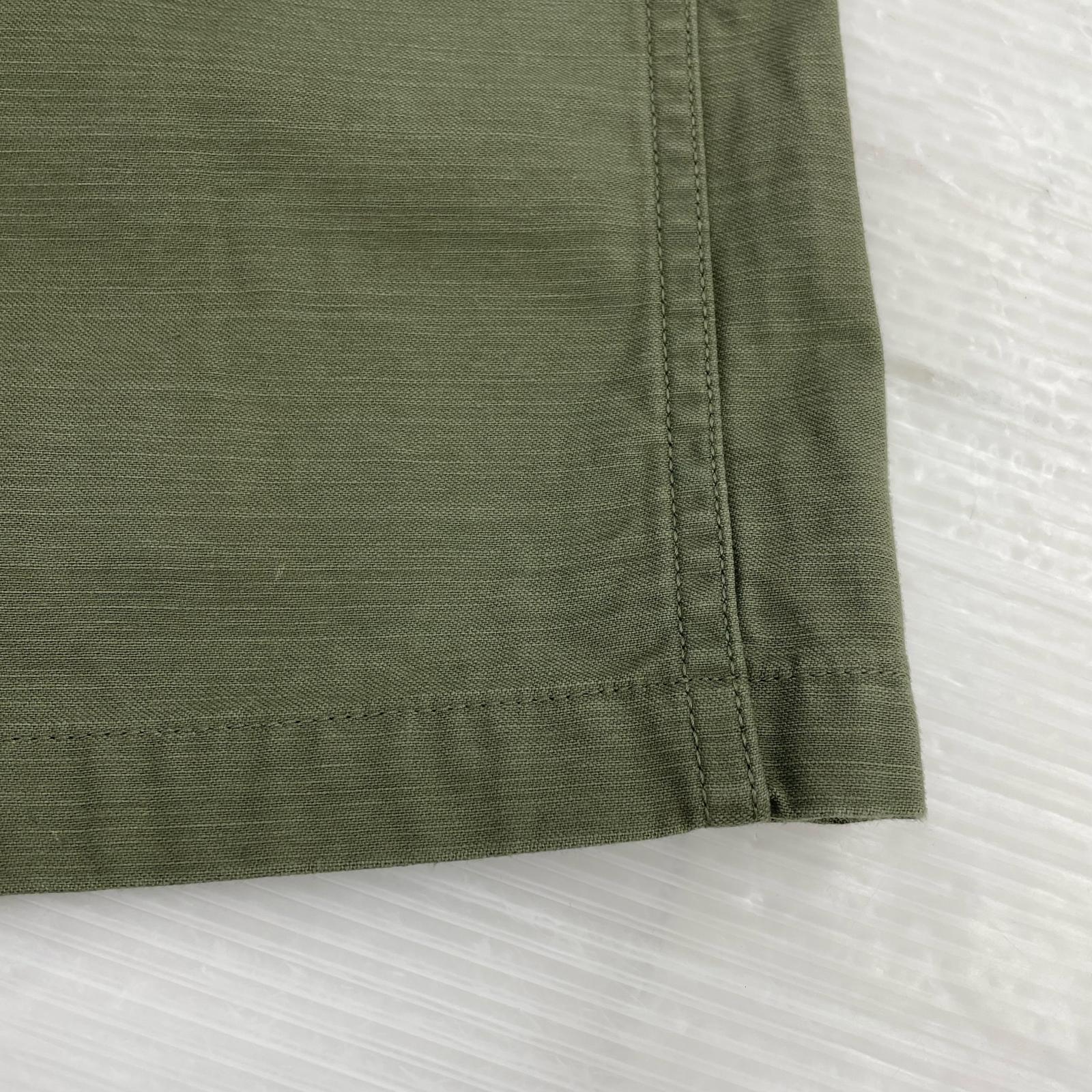 長袖シャツ Needles L/S Fatigue Shirt S NS233 S カーキ