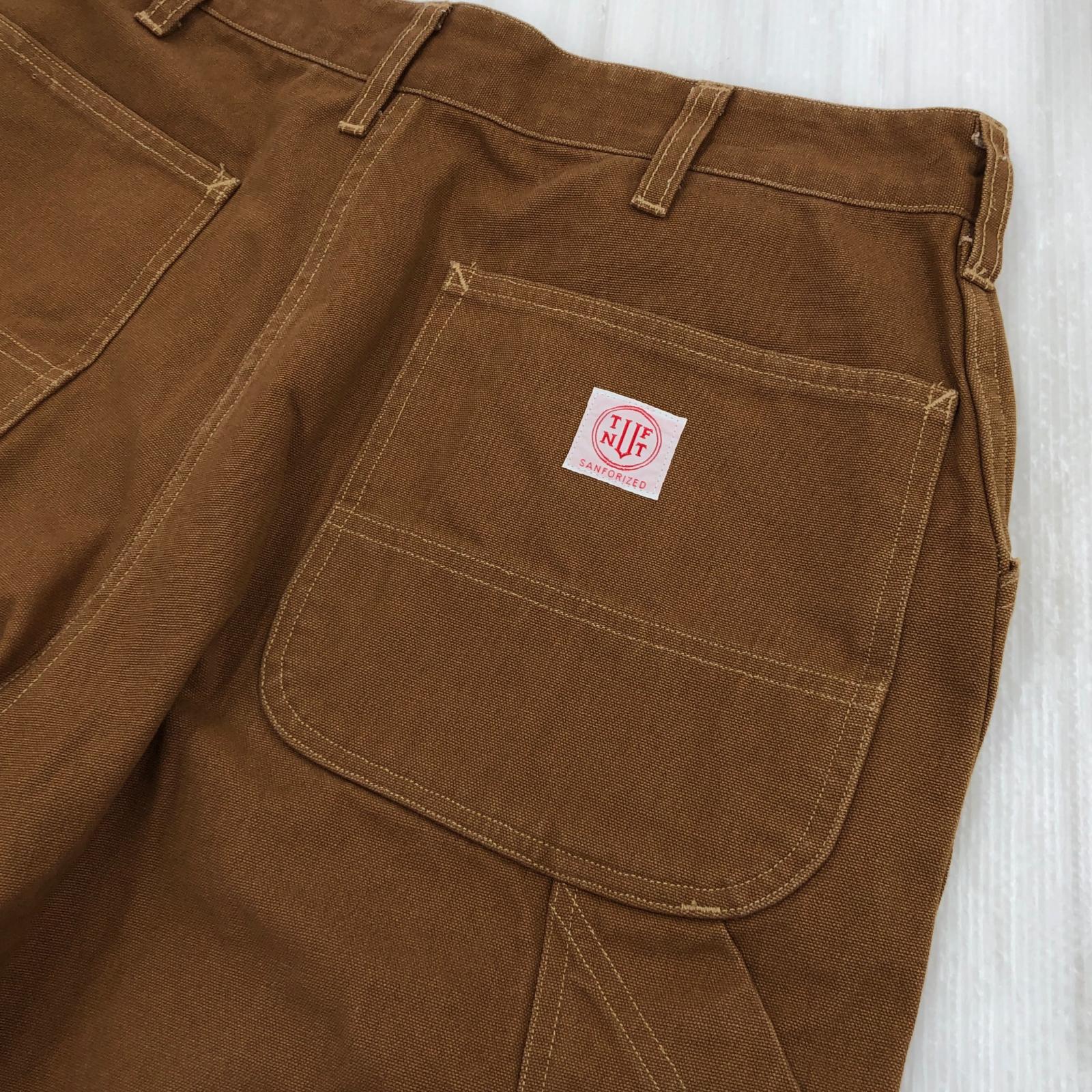 パンツ COTTON DUCK WORK PANTS L L ブラウン