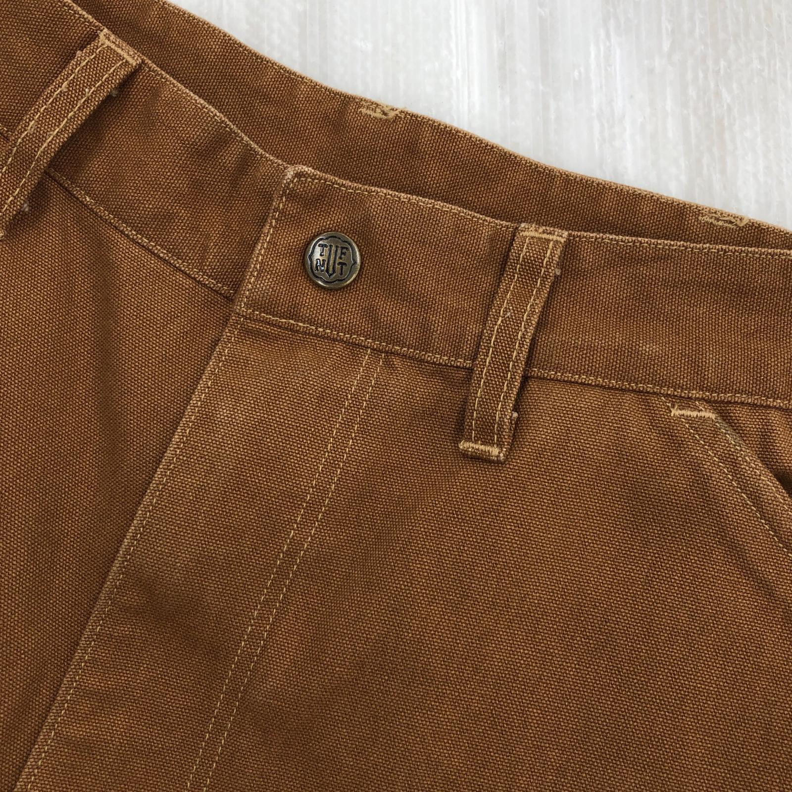 パンツ COTTON DUCK WORK PANTS L L ブラウン