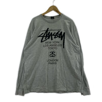 その他トップス STUSSY　ロングスリーブT　グレー　XL グレー