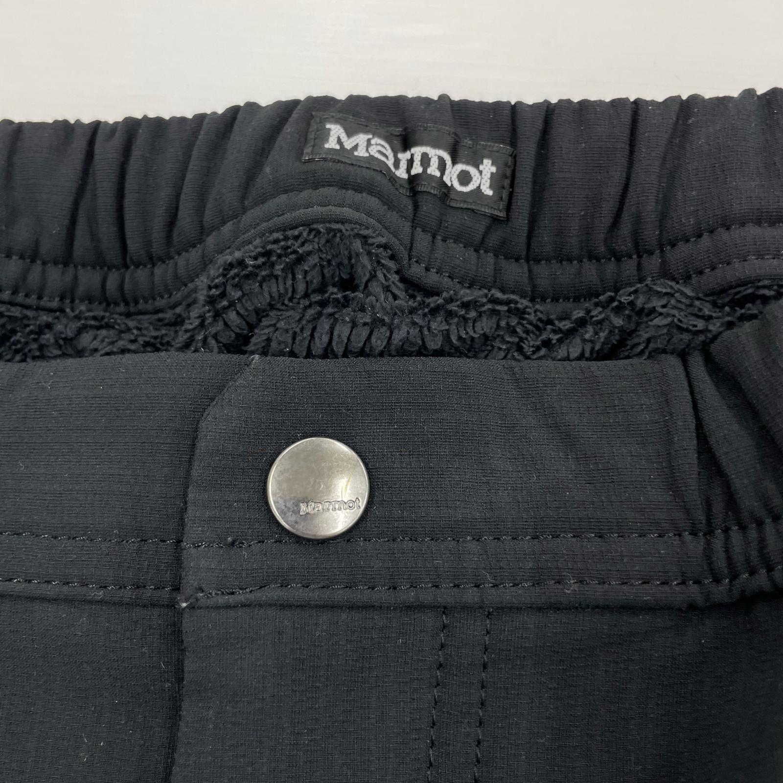 パンツ MARMOT トレックウォームパンツ TOMQJD85 黒 (L) L ブラック
