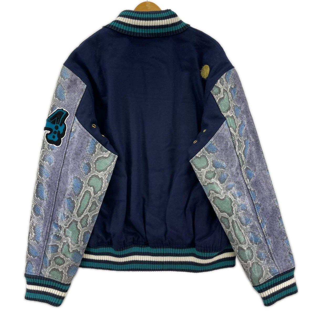 ジャケット SABIT NYC スタジャン　NVY L L ネイビー