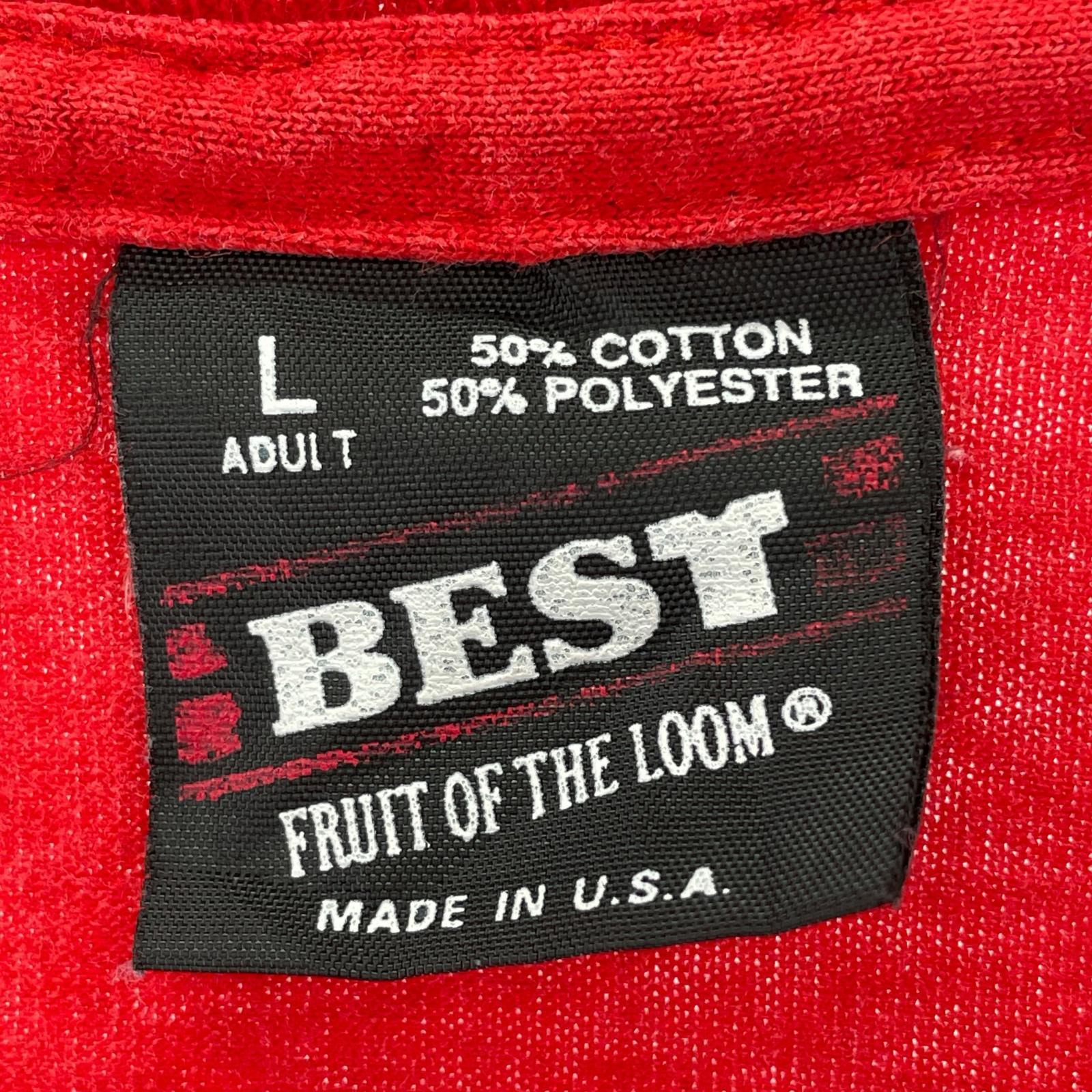 半袖Ｔシャツ 90s FRUIT OF THELOOM 赤 (L) L