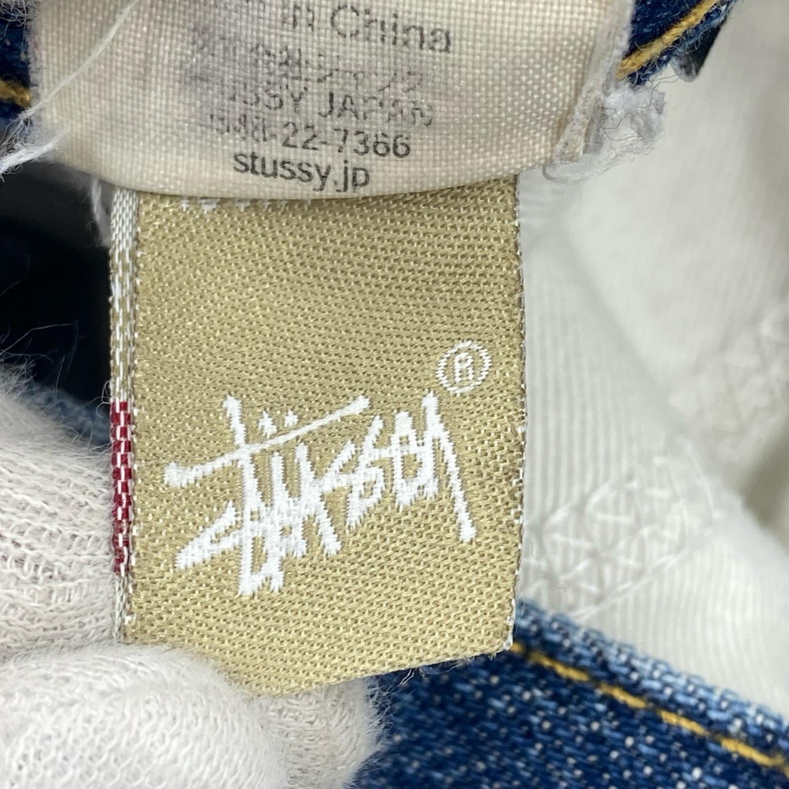 デニムパンツ STUSSY rough and rugged ﾃﾞﾆﾑﾊﾟﾝﾂ 30 ブルー