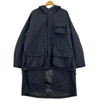 ジャケット GU×Engineered Garments ﾊﾟﾃﾞｯﾄﾞｼｪﾙﾊﾟｰｶｰ 紺 (M) M ブラック