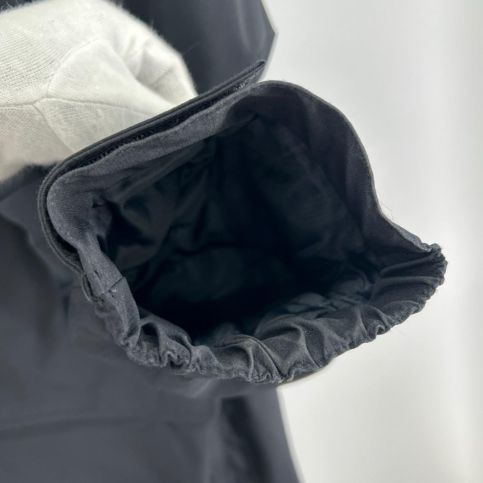 ジャケット GU×Engineered Garments ﾊﾟﾃﾞｯﾄﾞｼｪﾙﾊﾟｰｶｰ 紺 (M) M ブラック