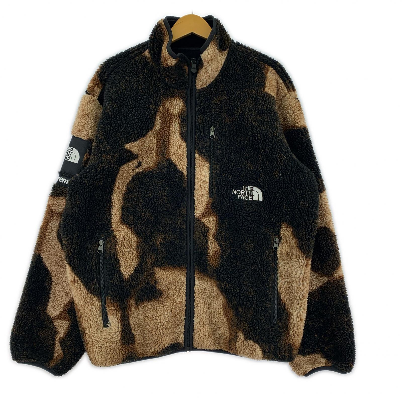 ブルゾン THE NORTH FACE//Bleached Denim Print L ブラウン