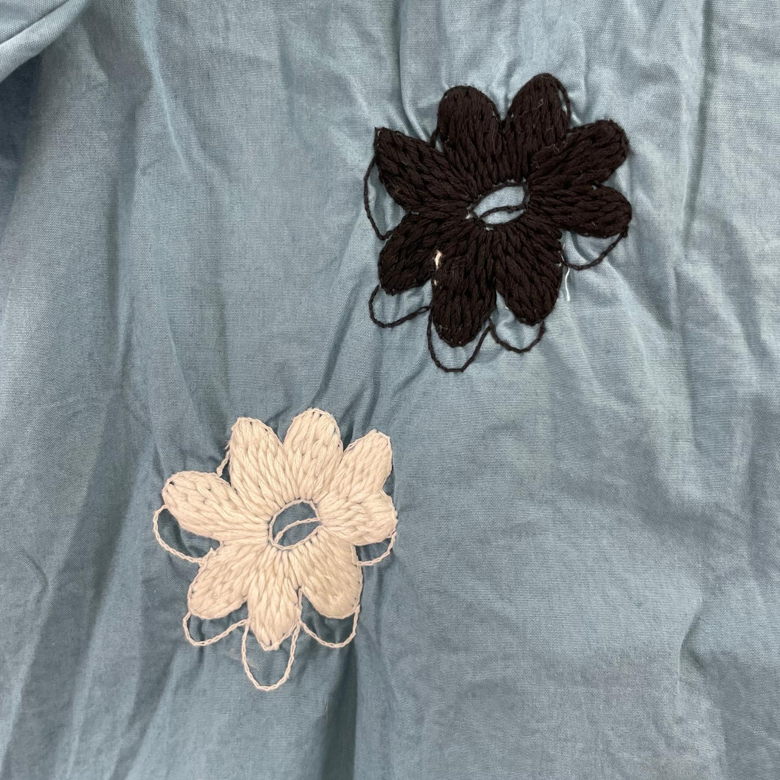 半袖シャツ EDIFICE LA BOUCLE別注/4/ブルー/刺繍