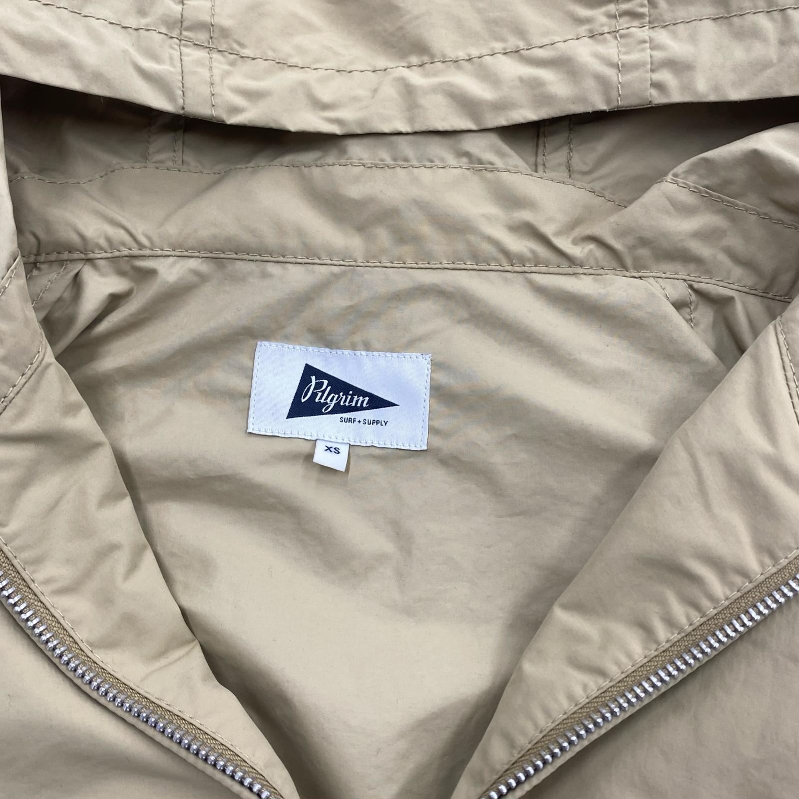 ジャケット Pilgrim Surf Supply RUSSEL ZIP PARKA XS BEG ベージュ