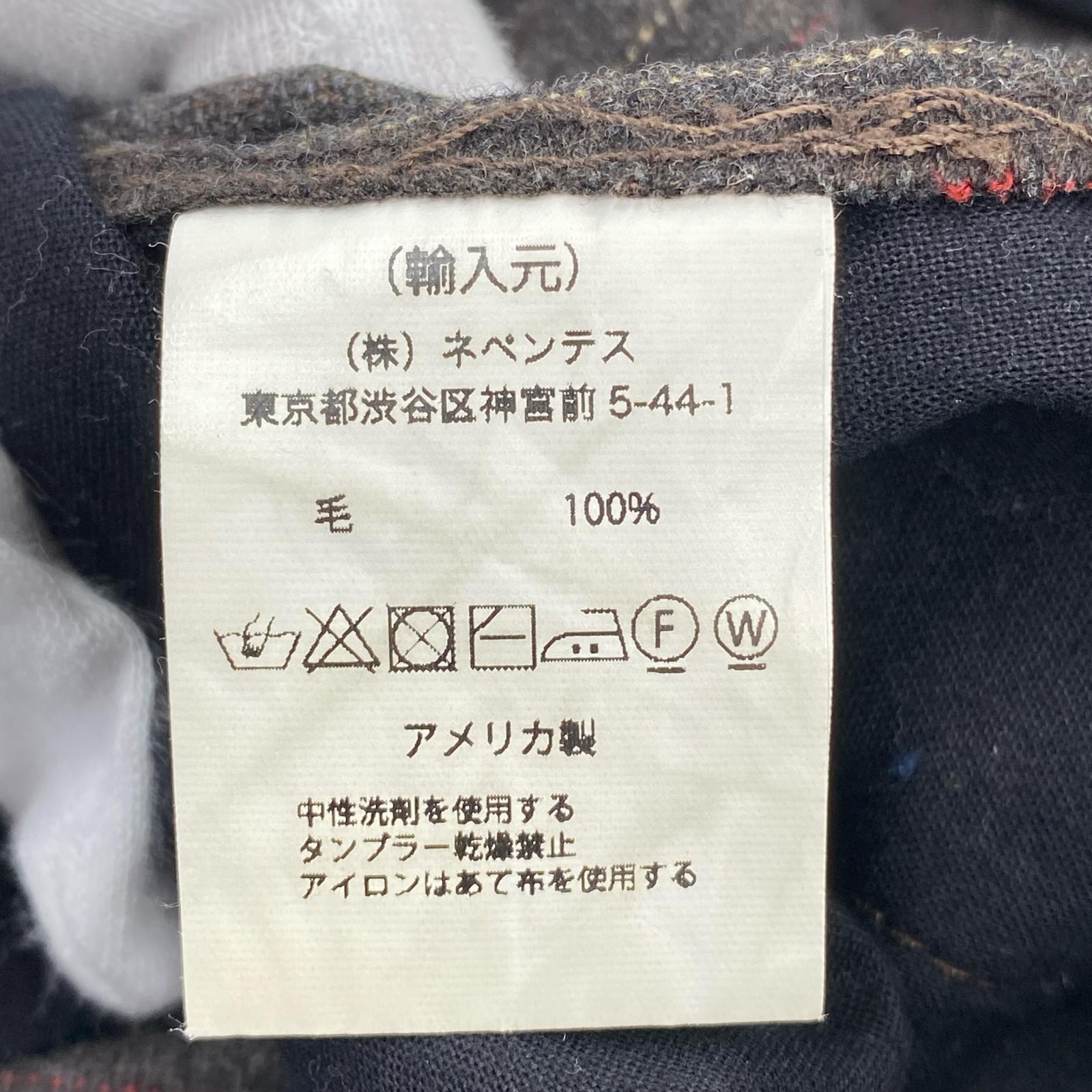 パンツ ウール ストライプ ボンテージ (M) M