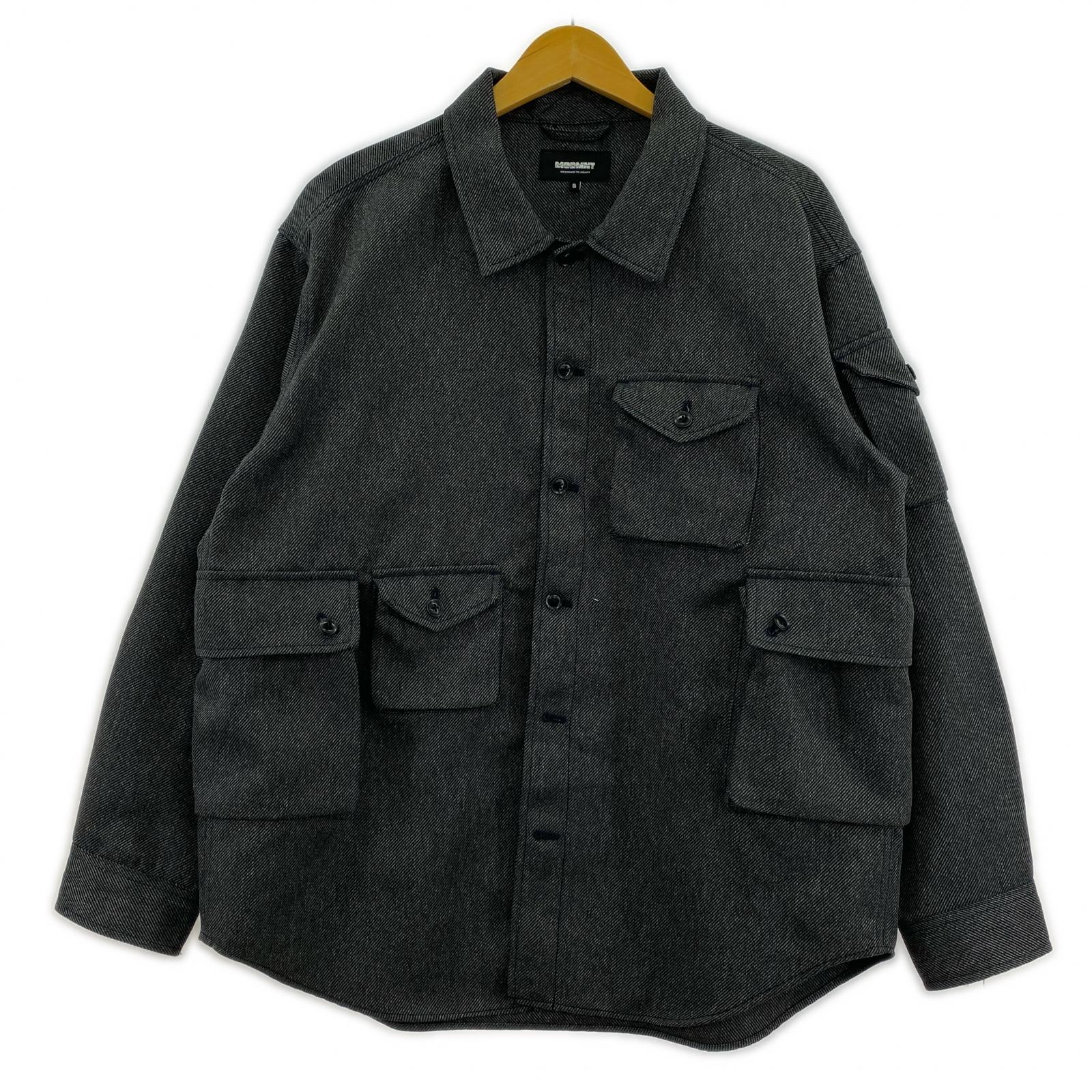 ジャケット MODMNT 25AW T/TWEED UTILITY CPO SHIRT S S グレー