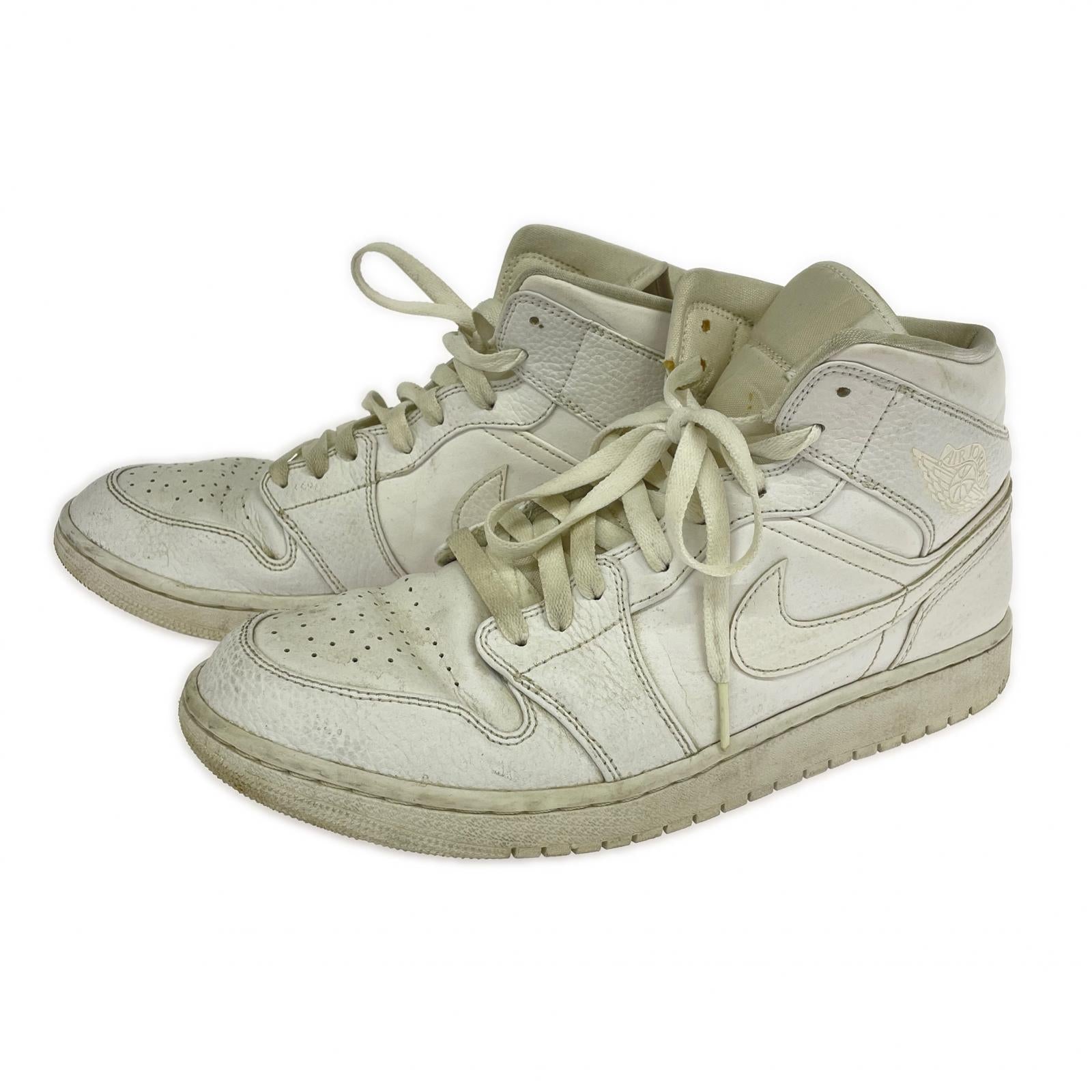 スニーカー Air Jordan 1 Mid (28.0) 554724-130 28cm (US10 UK9 1/2 EU46) ホワイト