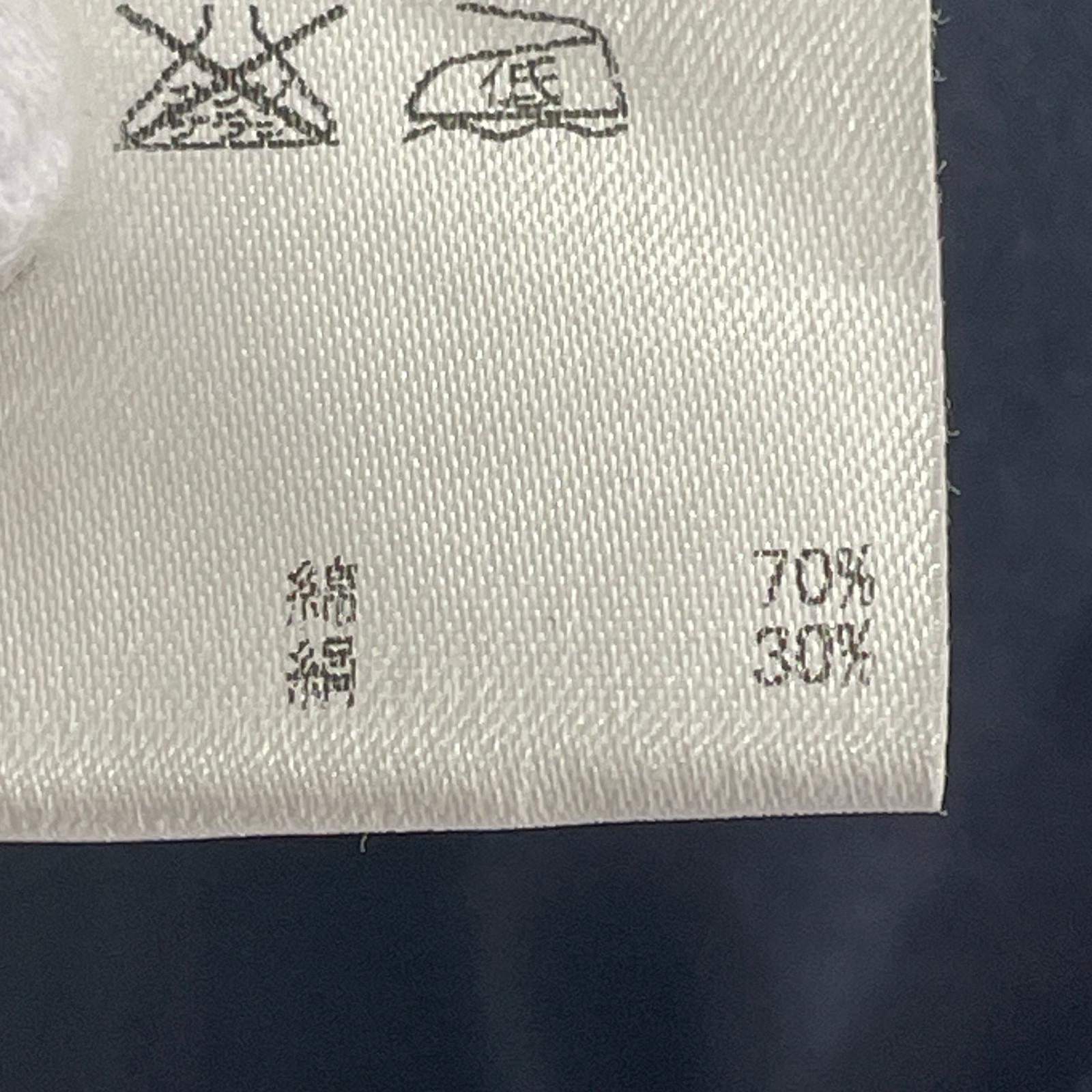 ワンピース McQ ワントーンギャザーカットオフワンピース　紺 42