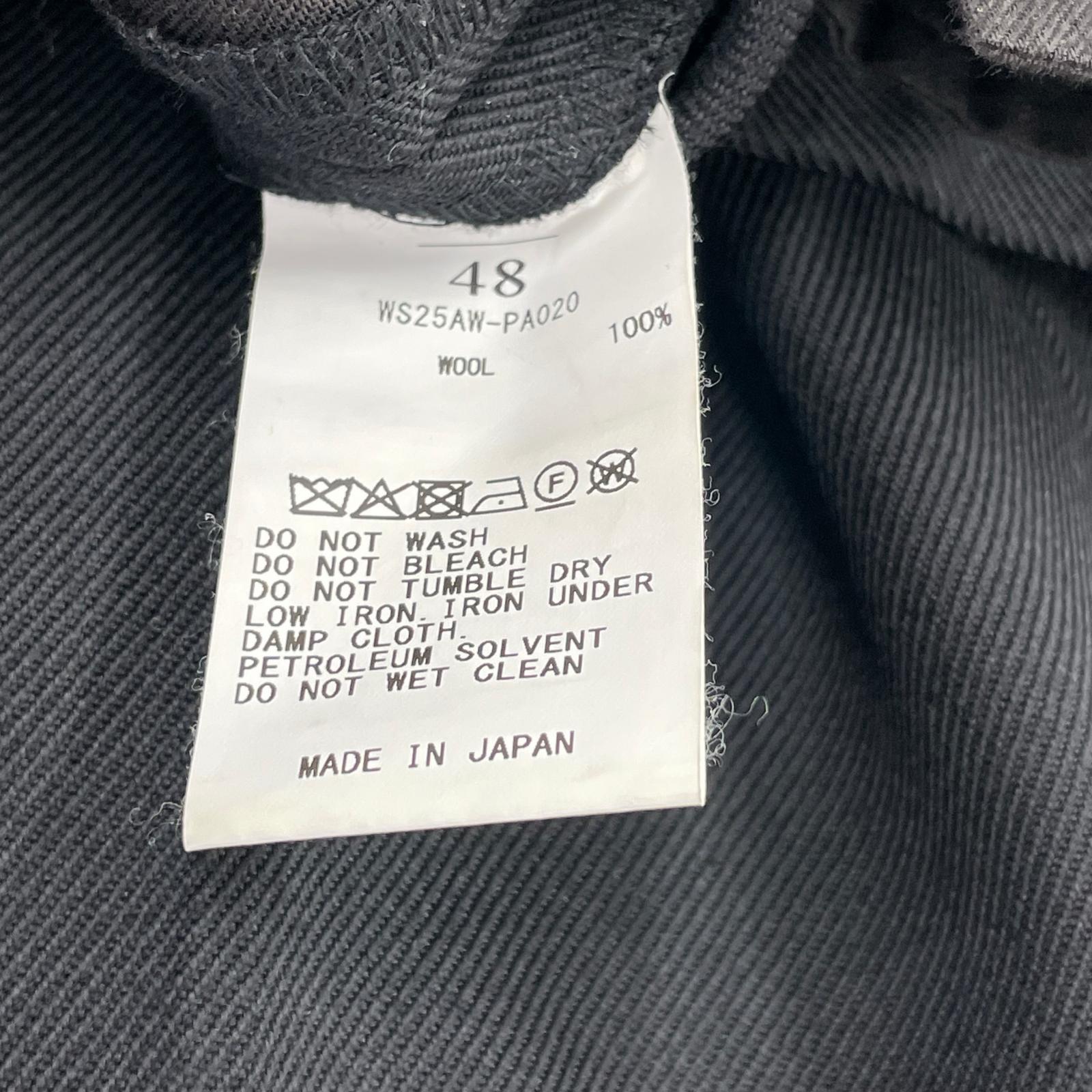 パンツ CEDARWOOD 25AW CITIES’ CLUB BOOTCUT 48 ブラック