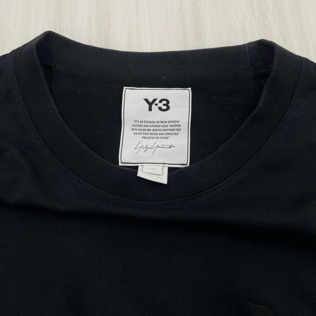 長袖Ｔシャツ Y-3 LSﾛｺﾞｶｯﾄｿｰ 16C001 黒 （L） L ブラック