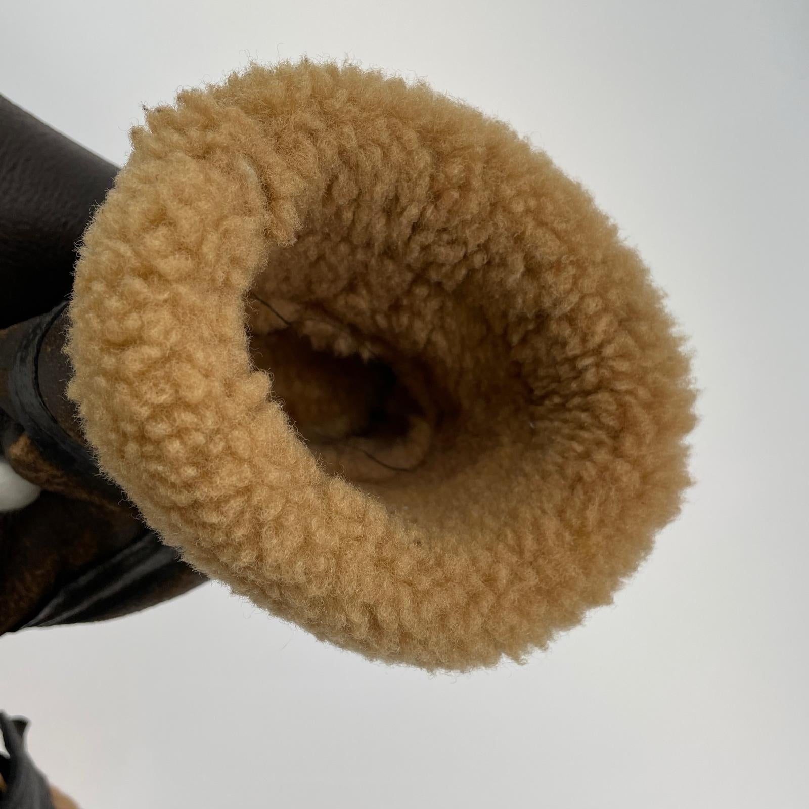 ジャケット U.S.SHEEP SKIN B-3 ブラウン M M ブラウン