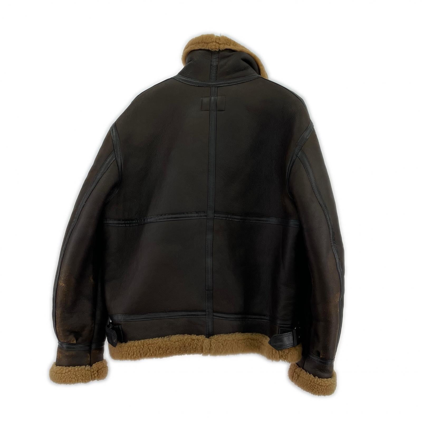 ジャケット U.S.SHEEP SKIN B-3 ブラウン M M ブラウン